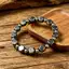 Vòng tay năng lượng Hematite nam - Hạt giọng bạc hình lục giác - Thanh lọc hào quang Khối năng lượng âm Chữa bệnh Trang sức thông thường sang trọng