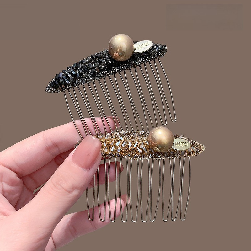 MAUROPOLI Phong Cách Mới Kim Cương Cao Cấp Ngọc Trai Tóc Ánh Sáng Sang Trọng Phù Hợp Với Cảm Giác Cao Cấp Tóc Gãy @ -
