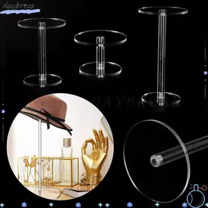 Đế trưng bày hộp đựng đồ trang sức DAYBREAK, Dụng cụ sắp xếp vòng tay Acrylic, Khung trong suốt Hộp đựng mỹ phẩm trang sức tròn