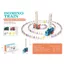 Điện Dominoes Xe Nhỏ Tự Động Phát Hành Đĩa Chiếu Xe Trẻ Em Âm Thanh Ánh Sáng Đồ Chơi Thông Minh 26.5.22