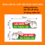 dán xe dành cho Lái Mới sticker dán xe dành cho xe ô tô, xe máy, xe điện-10x30cm 3028