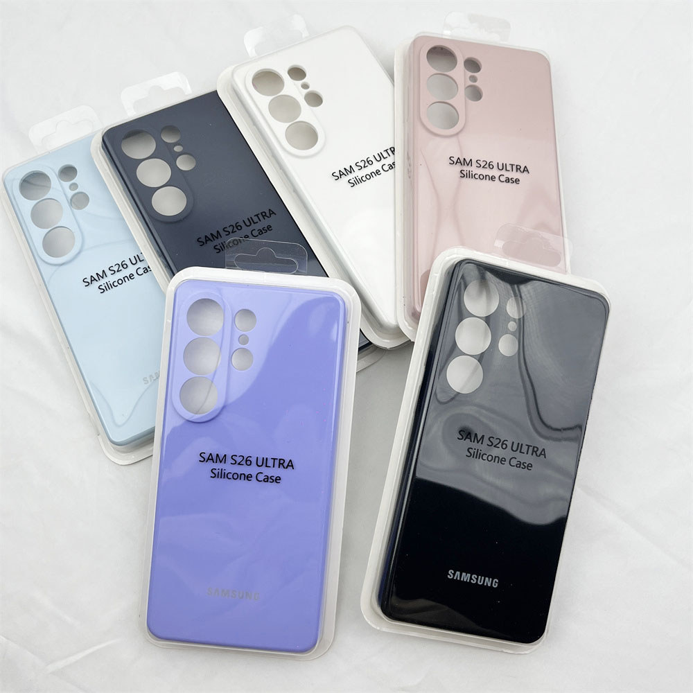 Dành Cho Samsung Galaxy S26 Ultra Ốp điện thoại Silicon Mượt Vỏ Bảo Vệ Mặt Sau Cảm Ứng Mềm Cho S25 S24 S23 S22 S21 S20 Ultra Plus S10