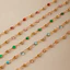 Vòng cổ chuỗi hạt Zircon đầy màu sắc sành điệu – Trang sức mạ vàng dành cho nữ