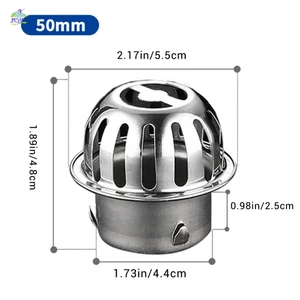 Nắp thoát nước vòi hoa sen bằng thép không gỉ - Thoát nước sàn chống mùi có thể tháo rời cho mái ban công