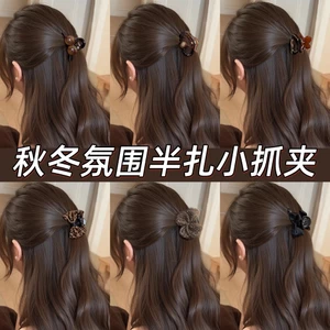 Đầu Công Chúa Nhỏ Lấy Kẹp Nữ 2025 Phong Cách Mới Đầu Lưng Nửa Tie Kẹp Tóc Bên Kẹp Kẹp Trước Nổ Kẹp Phụ Kiện Tóc 4GJB