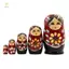 PPY Búp bê Babushka cổ điển Nga Hoa văn tuyệt vời cho trẻ em và người sưu tập
