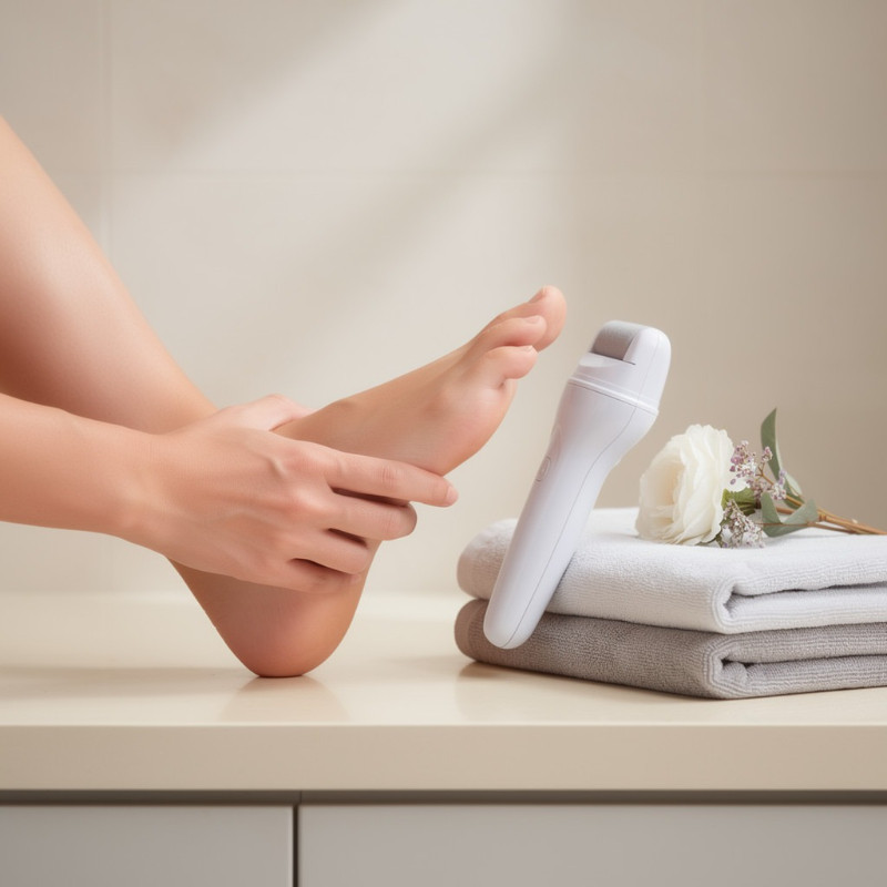 Máy Chà Gót Chân Tự Động,  Độ Tẩy Tế Bào Da Chết,Đế giày trơn nhẵn giúp giảm nguy cơ nhiễm nấm