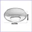 Chậu trồng cây nông lớn Bình tròn trang trí lớn Bình hoa huệ nước 25cm cho cây trồng trong nhà cho cây xương rồng mueadsyvn
