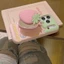 Thích hợp cho Apple 17promax Bracket Strawberry Mirror Phone Case iPhone17 / 16 / 15 / 14pro Fun Case