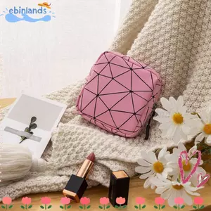EBINLANDS Băng Vệ Sinh Túi Hình Thoi Họa Tiết Túi Trang Điểm Nữ Cô Gái Du Lịch Đa Năng Mini Túi Bảo Quản