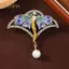 PNPIA- Kim Cương Giả Cổ Tích Trâm Cài Có Cánh Thiết Kế Thanh Lịch Retro Tuyên Bố Dành Cho Nữ Trang Phục Trang Phục Trang Sức Giáng Sinh