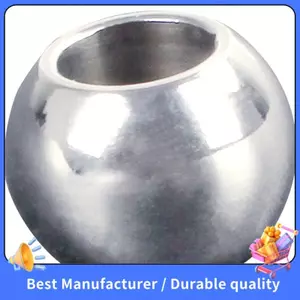 1 Túi / 20 Miếng Thép Không Gỉ Hạt Kim Loại Thủ Công Hạt Kích Thước 6 Mm Cho Trang Sức Sáng Tạo Phụ Kiện Trang Sức