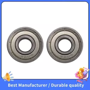2 chiếc Vòng bi cầu rãnh sâu thu nhỏ được bảo vệ đơn 608Z