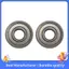 2 chiếc Vòng bi cầu rãnh sâu thu nhỏ được bảo vệ đơn 608Z