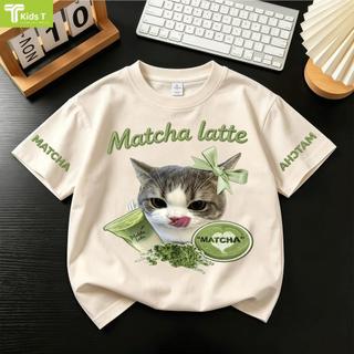 COD✅ (Hồ Chí Minh)Kids T Mall Áo phông tay ngắn In hình hoạt hình Áo Kiểu rộng và ấn tượng Trẻ em thời trang #VN1143