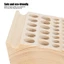 Giá đỡ dụng cụ NEWIDEA, Giá đỡ công cụ cấu trúc rắn đa rãnh, cung cấp thủ công 46 lỗ Chất liệu gỗ thông Vị trí máy tính để bàn Đồng hồ Dụng cụ cơ sở thủ công DIY