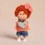 YT4 Phong Cách Tây Ban Nha Mini Mia Búp Bê Móc Khóa Thời Trang Trang Túi Dễ Thương Quyến Rũ