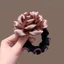 MAUROPOLI Phong Cách Mới Satin Hoa Hồng Scrunchy Dây Buộc Tóc Độ Đàn Hồi Cao Không Bị Tắc Tóc Sang Trọng Tất Cả Trận Đấu Phụ Kiện Tóc