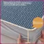 Thảm trải giường phòng ngủ mùa hè 70.87x78.74 inch Thảm cảm giác mát mẻ mùa hè Phong cách đơn giản Hai lớp lý tưởng cho cửa hàng ngủidaevn