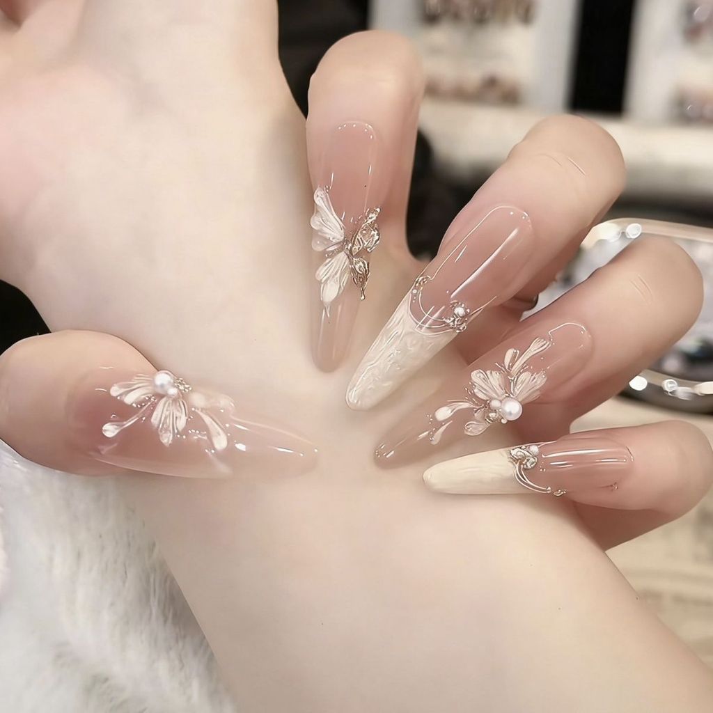 Nhánh Vàng Lá Ngọc Sáng Bóng Mắt Mèo Cao Cấp 5A Zircon Diamond Pure Hand-Weared Armor Làm Trắng Tính Khí Cao Cấp Mặc Ar