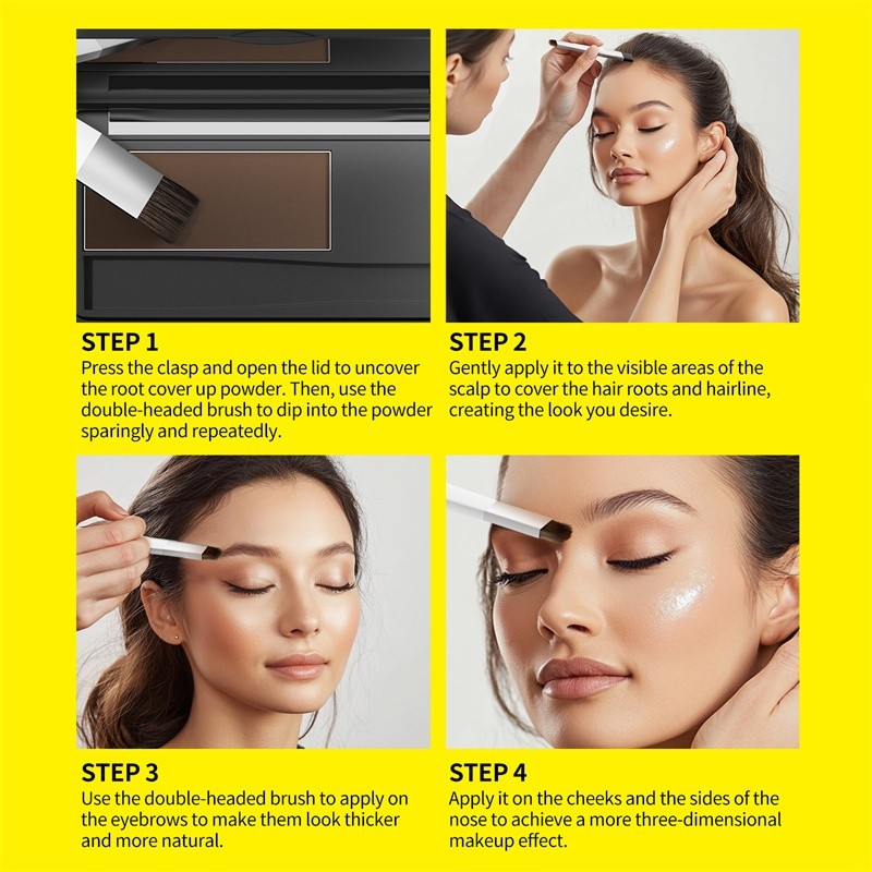 SEVICH Hair Shadow Hair Powder Root Hair Coverage Hairline Powder 8g