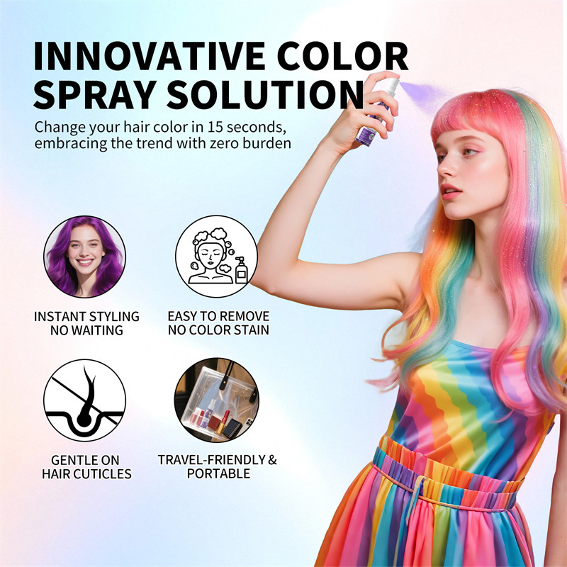Xịt Nhuộm Tóc SEVICH 30ml Màu Tóc Tạm Thời