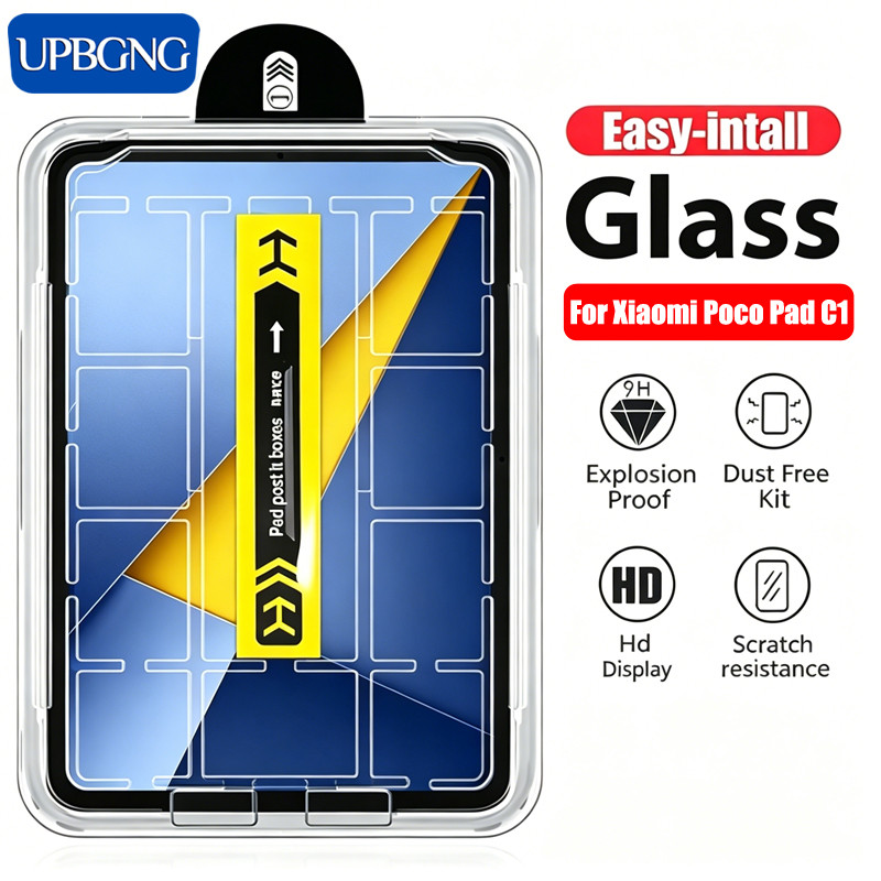 Dễ dàng lắp đặt Phim kính cường lực cho Xiaomi POCO Pad C1 M1 X1 Redmi Pad 2 9.7 ” SE 11 inch Pad Pro 12.1 Phụ kiện
