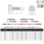 Cấp 8.8 Chất liệu mạ đen / niken Đầu cốc Vít tự khai thác lục giác Đầu trụ mạ niken Vít còi âm thanh M3.5M4M5M