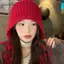 AqToCna Ngọt Handmade Thu Đông Dệt Kim Beanies Mũ Len Ấm Bảo Vệ Tai Mũ Chống Gió sel Mũ Chui Đầu AqToCna