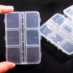 6 Lưới Nhựa Bảo Quản Hộp Đựng Đồ Trang Sức Nelace Trong Suốt Hộp Đựng Thủ Công Tổ Chức VN