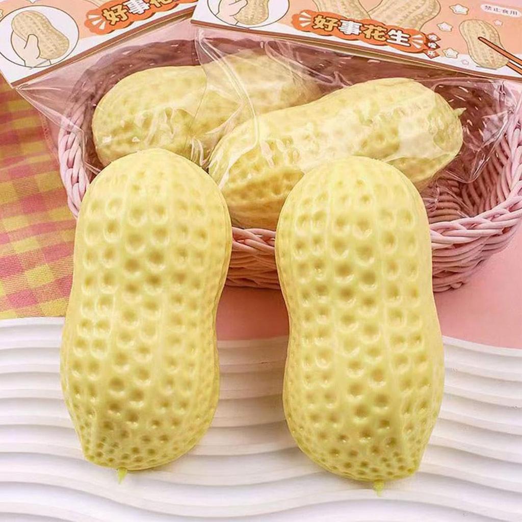 Đậu Phộng Căng Thẳng Bóng Crunchy Bóp Bóng Squishy Đồ Chơi Mềm Chậm Phục Hồi Chống Căng Thẳng Cảm Giác Fidget Đồ Chơi