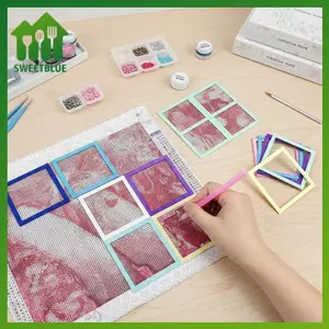 SWEET 2 Khung Từ Tính Sống Động Cho Tranh Kim Cương Giả Và Định Vị Thủ Công n