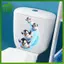 SWEET Phòng tắm gia đình Chim cánh cụt Stier Decal trượt chống nước để trang trí nhà vệ sinh n