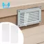 Vỏ lỗ thông hơi PET có keo trong suốt, nhựa, sắt, lỗ thông hơi nhôm cho trần treo tường RV và máy tính không khí