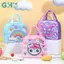 GHX 3D Phim Hoạt Hình Trẻ Em Túi Ăn Trưa Cách Nhiệt Nhôm Lá Chống Thấm Nước Vải Oxford Bento Túi Di Động Dã Ngoại Tote Túi VN
