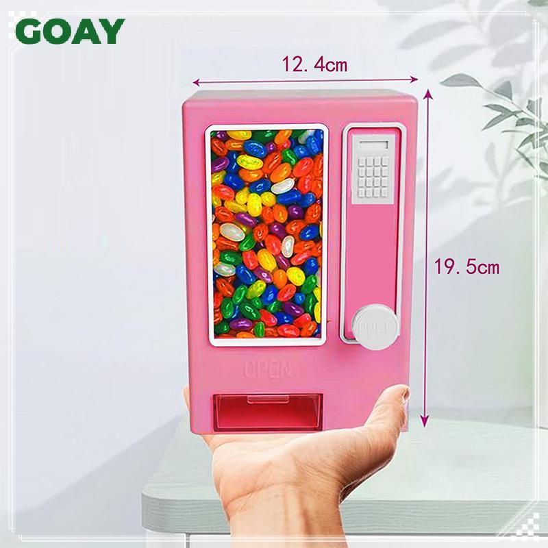 GOAY Candy Dispenser Máy bán hàng tự động dễ thương cho máy tính để bàn Hướng dẫn sử dụng Máy làm kẹo phân phối kẹo Mini Quà tặng sinh nhật & Giáng sinh, Quà tặng cho bạn bè Bạn gái VN