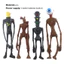 < Pluscloth > 4 Cái / bộ Mô Hình Đầu Siren Hiệu Ứng Ánh Sáng Bàn Tay Di Động Ngộ nghĩnh Kinh Dị Đầu Còi Đồ Chơi Mô Hình Cho Bộ Sưu Tập