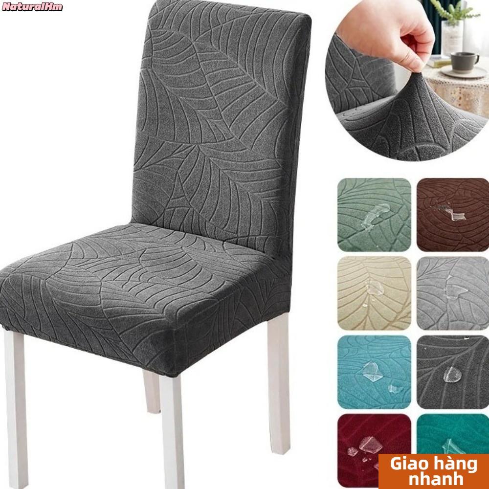 Vỏ bọc ghế chống nước NATURALHM, Vỏ bọc ghế ăn Jacquard co giãn lưng cao, Vỏ bọc ghế thun thun Jacquard Sử dụng tại nhà