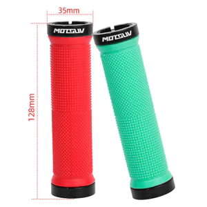 MOTSUV Xe Đạp Tay Lái Thẳng Găng Tay Xe Đạp Leo Núi Tay Lái Bao Có Thể Khóa Chống Trơn Trượt Cao Su Tay Lái Bao Hai Bên Khóa