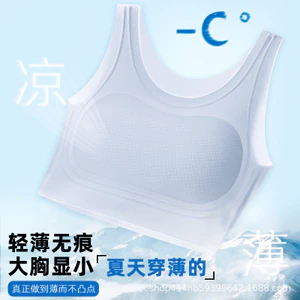 Siêu Mỏng Thoáng Khí Liền Mạch Corset Quần Lót Nữ Vú Lớn Dải Nhỏ Chống Chảy xệ Chất Lỏng Nền Vô Hình Đáy Áo Vest