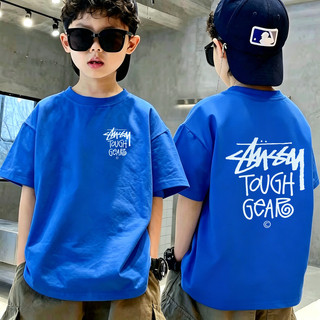 Áo Thun Trẻ Em Unisex In Chữ Thời Trang, Cotton Mềm, Áo Ngắn Tay, Phù Hợp Đi Học & Chơi, Cho Bé 3-12 Tuổi