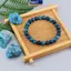 MAKY 8MM Vòng tay hạt đá hình động vật tự nhiên với thạch anh Lava Tiger Eye Mens Stretch Gift Yoga Thiền Cân bằng năng lượng VN