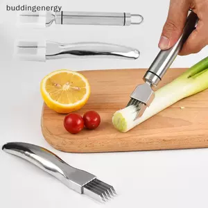 {BUDDI} Dụng cụ cắt lát nhà bếp bằng thép không gỉ hiệu quả để cắt lát hành tây đồng phục Lý tưởng để nấu ăn tại nhà và làm việc chuẩn bị {buddingenergy}