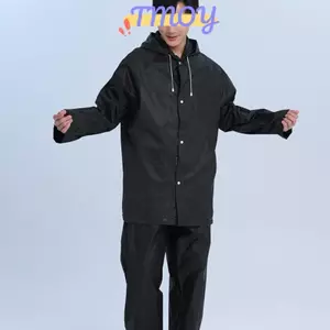 TMOY Thời Trang Nam Nữ Áo Mưa Chống Thấm Nước Cho Xe Máy Câu Cá Đi Bộ Đường Dài EVA Người Lớn Chống Thấm Nước Chia Quần Áo Ngoài Trời Áo Mưa TMOY