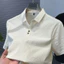 VN 2025 Áo Sơ Mi Polo Cổ Điển Phong Cách Mới, Áo Thun Polo Tay Ngắn Thoáng Khí, Vừa Vặn, Thiết Kế Ve Áo, Chỉ Nam.