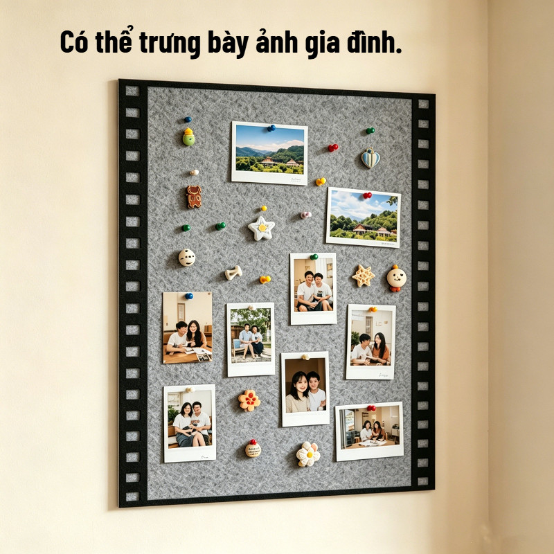 Bảng nỉ mềm, trang trí tường cổ điển, trang trí tường bằng ảnh, trang trí lại tường, trưng bày, bưu thiếp, giấy ghi chú