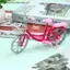 Nhà búp bê MỚI Xe đạp đơn Đồ chơi thể thao ngoài trời Trang trí ảnh cho đồ chơi búp bê 30cm SKY