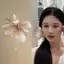 AN.MART U Hình Kẹp Tóc Nữ Trang Trí Hoa Hợp Kim Kẹp Tóc Mũ Đội Đầu Sườn Xám Phụ Kiện Tóc VN