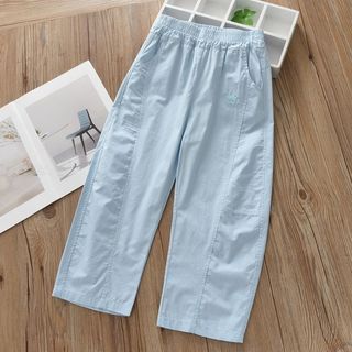Quần cotton cho bé gái – Dáng cong rộng rãi, chống muỗi nhẹ, thoáng mát dễ phối mùa hè