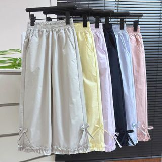Quần dài ice silk cho bé gái – Mỏng nhẹ nhanh khô, ống rộng thoải mái, dễ phối mùa hè